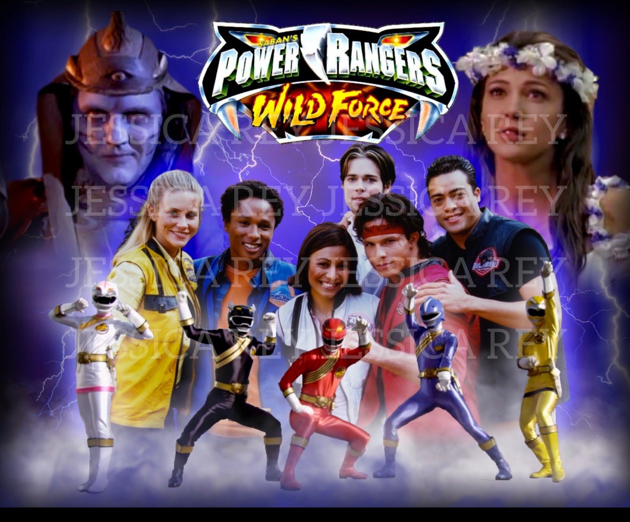 power rangers wild force cast